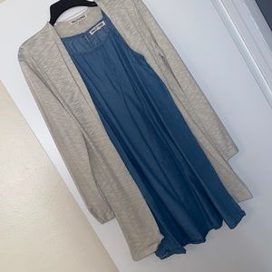 WallFlower Denim Dress w/ Cardigan